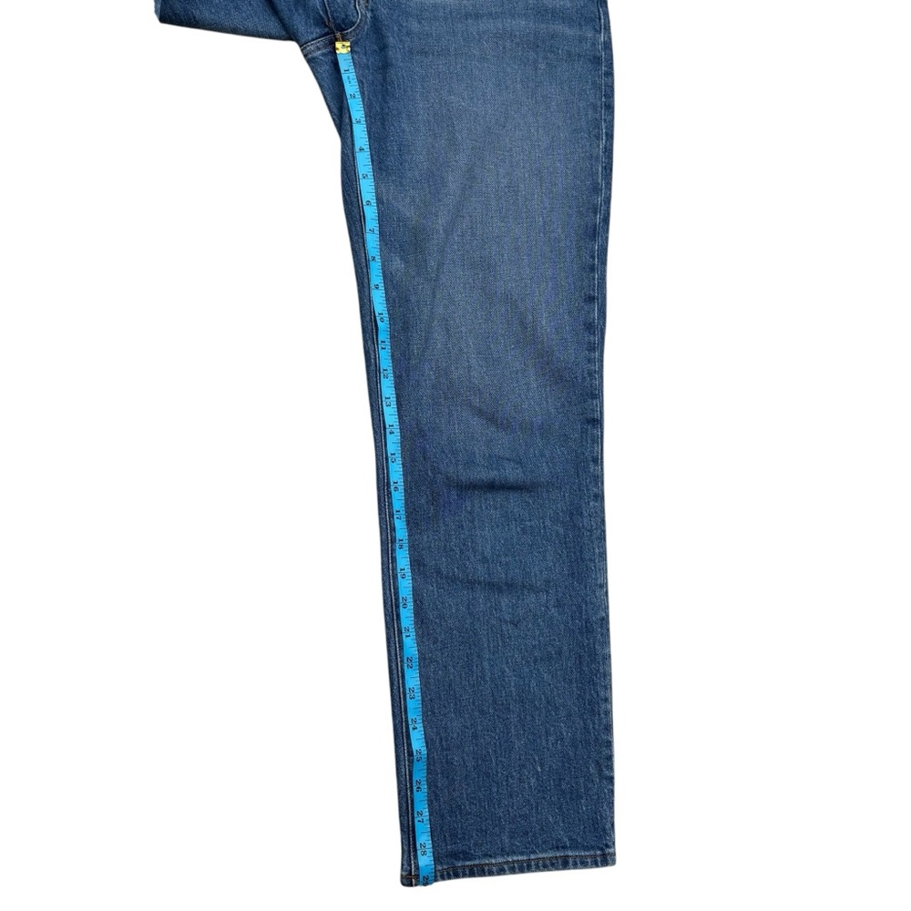 Madewell Straight Leg Jeans in Medium Blue - Picture 14 of 14